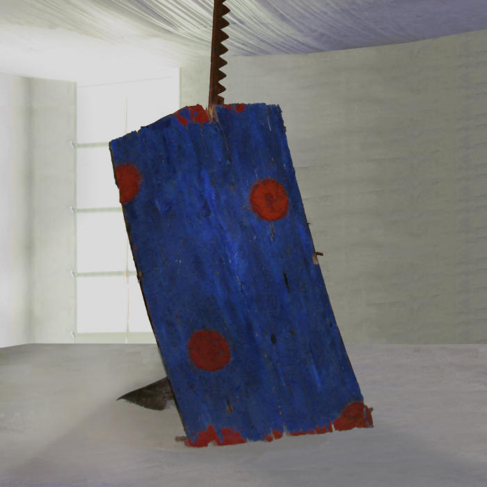 Fabrizio Ruggiero, « Brave warrior's rest », sculpture